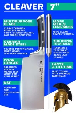 Cleaver Knife 7" | Gladiator Series | NSF Certified | Dalstrong © 17 Cleaver Knife 7" | Gladiator Series | NSF Certified | Dalstrong © -Dalstrong GS 7inch Cleaver LISTING 5 1080x 53179da5 6e7d 4710 8478 e2e2b0064b39