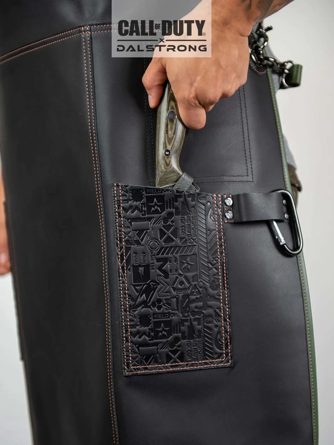Limited Edition Chef Leather Apron | Call Of Duty © Edition | Black Genuine Leather | EXCLUSIVE COLLECTOR APRON | Dalstrong © 7 Limited Edition Chef Leather Apron | Call Of Duty © Edition | Black Genuine Leather | EXCLUSIVE COLLECTOR APRON | Dalstrong © - Image 5