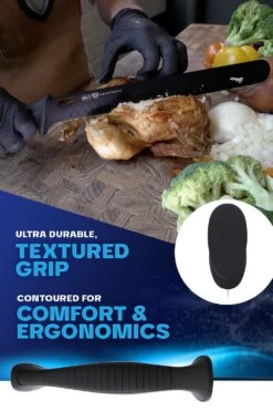 Slicing & Carving Knife 12" | Night Shark Series | NSF Certified | Dalstrong © 16 Slicing & Carving Knife 12" | Night Shark Series | NSF Certified | Dalstrong © -Dalstrong NS 12in Slicing Knife img05 3