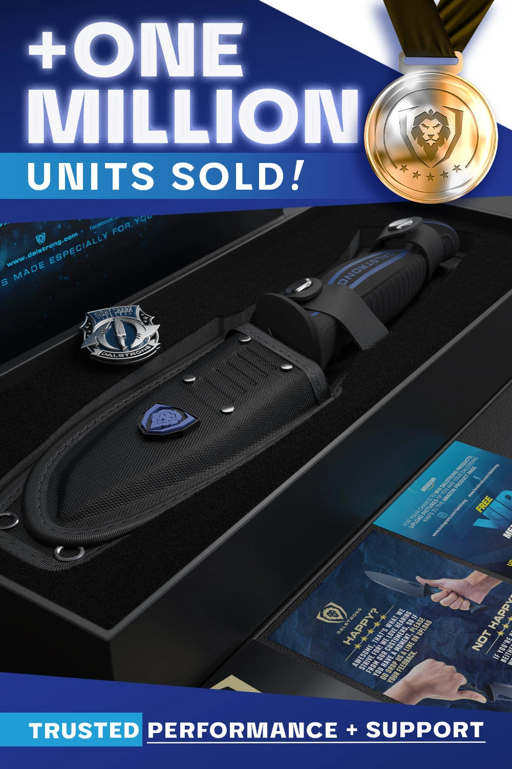 Fillet Knife 4.7" | Night Shark Series | NSF Certified | Dalstrong © 9 Fillet Knife 4.7" | Night Shark Series | NSF Certified | Dalstrong © - Image 7