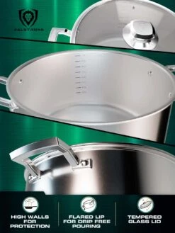 12 Quart Stock Pot | Silver | Oberon Series | Dalstrong © 11 12 Quart Stock Pot | Silver | Oberon Series | Dalstrong © -Dalstrong OKOS 12QT Stock Pot MULTIANGLE2 WEB v3.01 1080x 94acf9d3 e120 48ea aa54 c3c52ae61f36