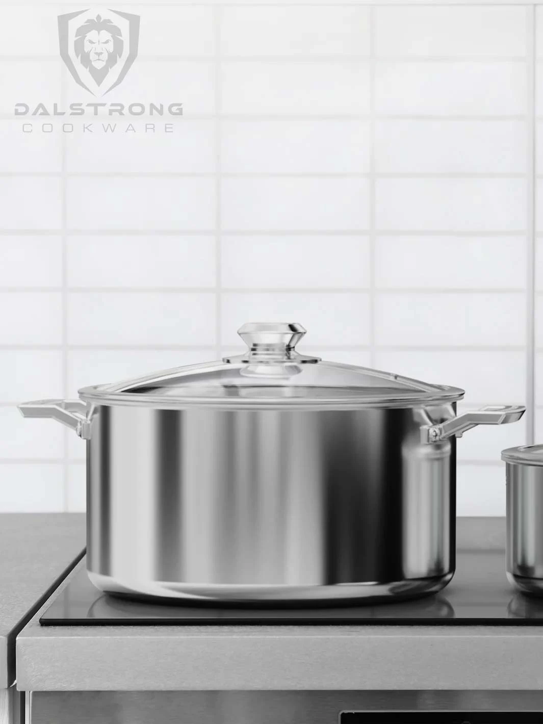 12 Quart Stock Pot | Silver | Oberon Series | Dalstrong © 7 12 Quart Stock Pot | Silver | Oberon Series | Dalstrong © - Image 5