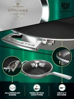 12" Frying Pan & Skillet | ETERNA Non-stick | Oberon Series | Dalstrong © -Dalstrong OS 12in Skillet Pan Nonstick MULTIANGLE1 WEB v2.03 1080x 144d79fe 86be 46d9 b2c2 ba2398dacd14