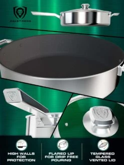 12" Sauté Frying Pan | ETERNA Non-stick | Oberon Series | Dalstrong © -Dalstrong OS 12in Straight Frypan Nonstick MULTIANGLE2 WEB v2.03 1080x f5f3056c 10ff 4bf7 9aac d69101328837