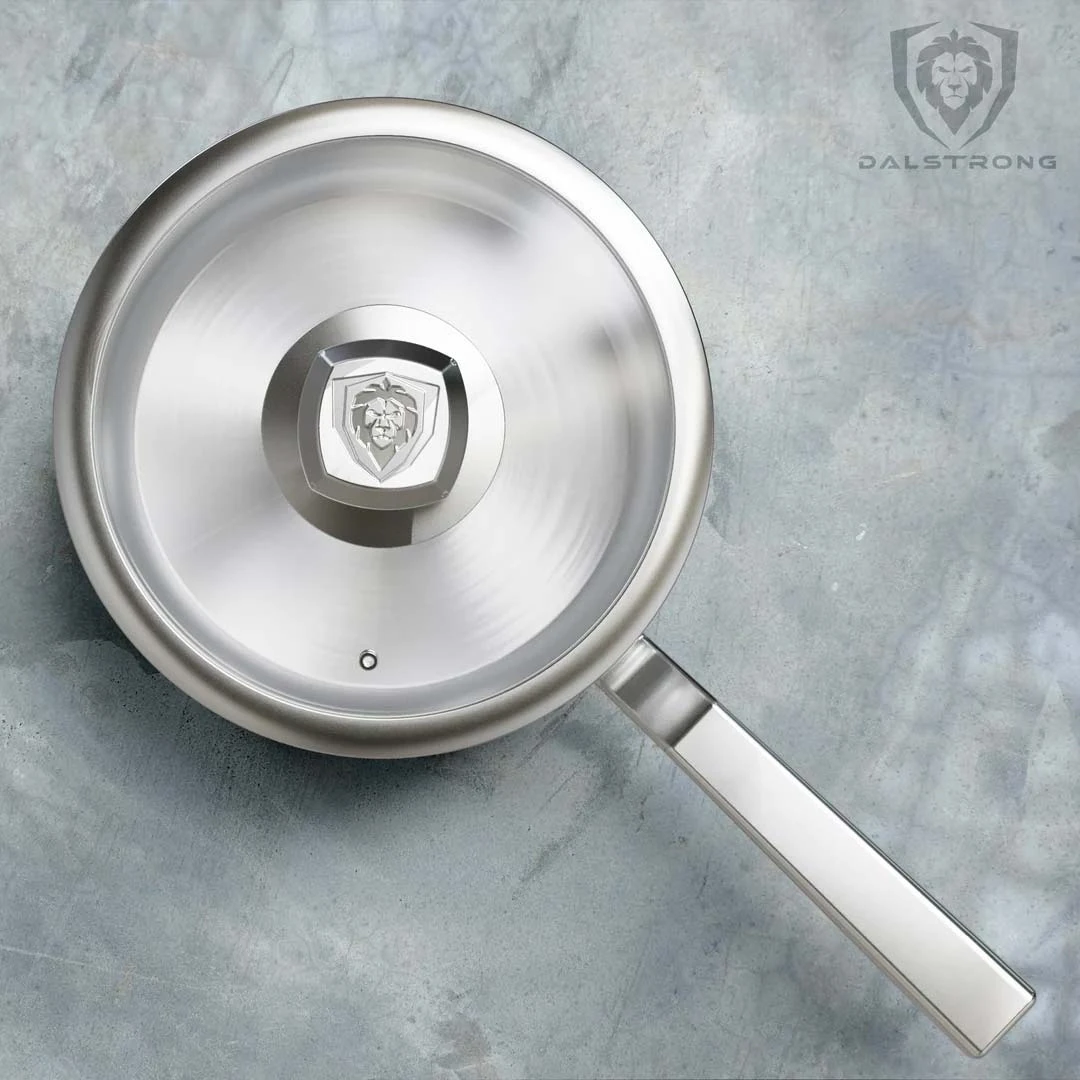 3 Quart Stock Pot | Silver | Oberon Series | Dalstrong © 8 3 Quart Stock Pot | Silver | Oberon Series | Dalstrong © - Image 6