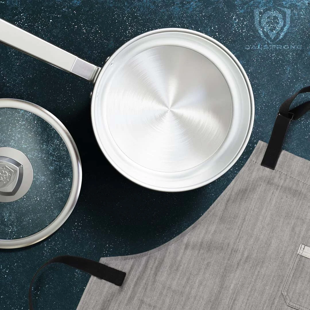 3 Quart Stock Pot | Silver | Oberon Series | Dalstrong © 9 3 Quart Stock Pot | Silver | Oberon Series | Dalstrong © - Image 7