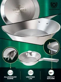 9" Frying Pan & Skillet | Silver | Oberon Series | Dalstrong © 10 9" Frying Pan & Skillet | Silver | Oberon Series | Dalstrong © -Dalstrong OS 9in Skillet Frypan Silver MULTIANGLE1 WEB v2.01 1080x 1c3f00fa 63f3 486d a2d5 260b82f8e365