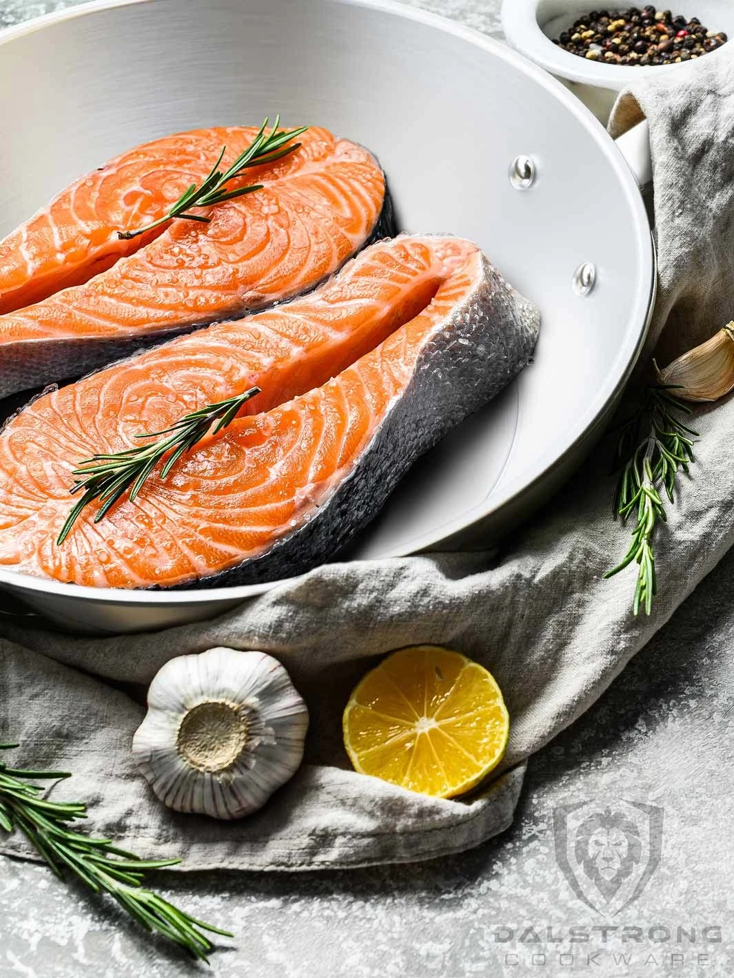 9" Frying Pan & Skillet | Silver | Oberon Series | Dalstrong © 8 9" Frying Pan & Skillet | Silver | Oberon Series | Dalstrong © - Image 6