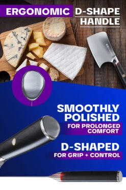 Mini Cleaver Knife 4.5" | Phantom Series | Dalstrong © -Dalstrong PS 4 5in Mini Cleaver PAKKA LISTING 4