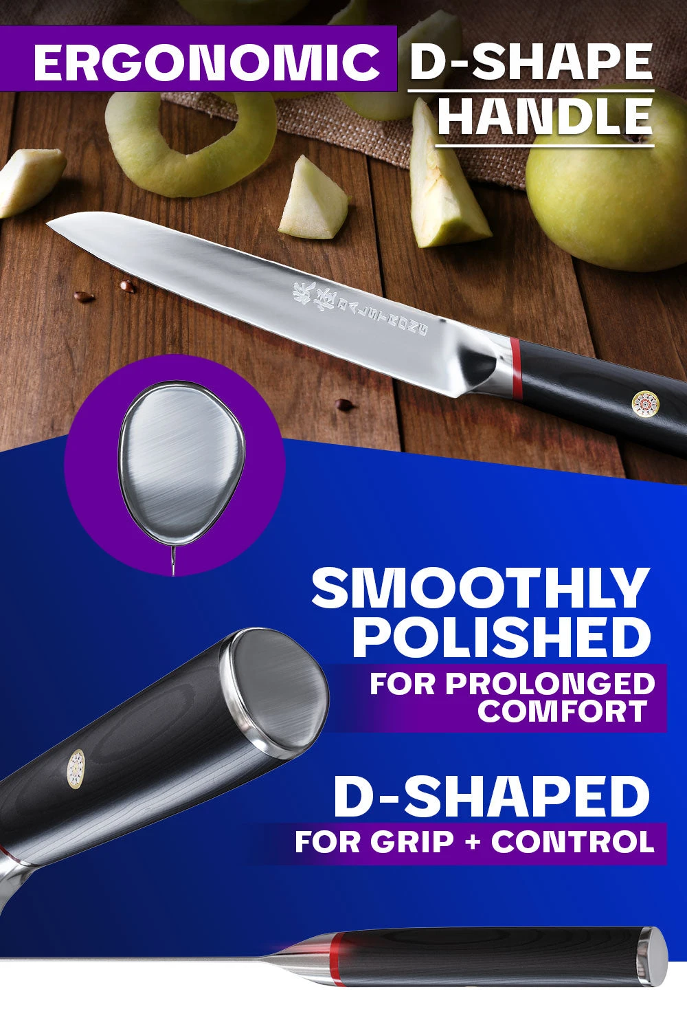 Utility Knife 5" | Phantom Series | Dalstrong © 8 Utility Knife 5" | Phantom Series | Dalstrong © - Image 6