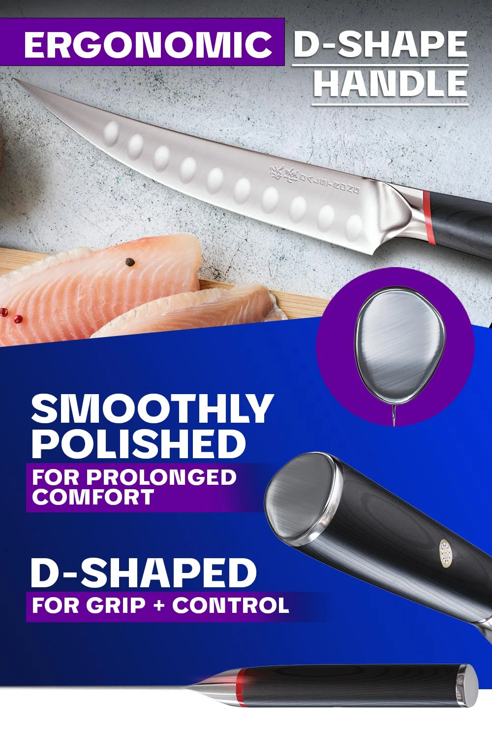 Fillet & Boning Knife 6.5" | Phantom Series | Dalstrong © 8 Fillet & Boning Knife 6.5" | Phantom Series | Dalstrong © - Image 6