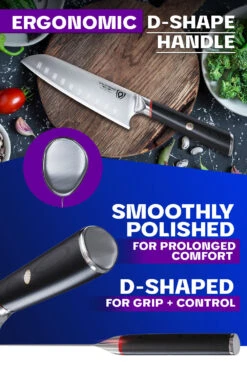 Santoku Knife 7" | Phantom Series | Dalstrong © -Dalstrong PS 7in Santoku PAKKA LISTING 4