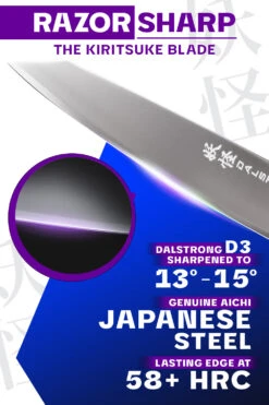 Kiritsuke Chef's Knife 9.5" | Phantom Series | Dalstrong © -Dalstrong PS 9 5in Chef PAKKA LISTING 2