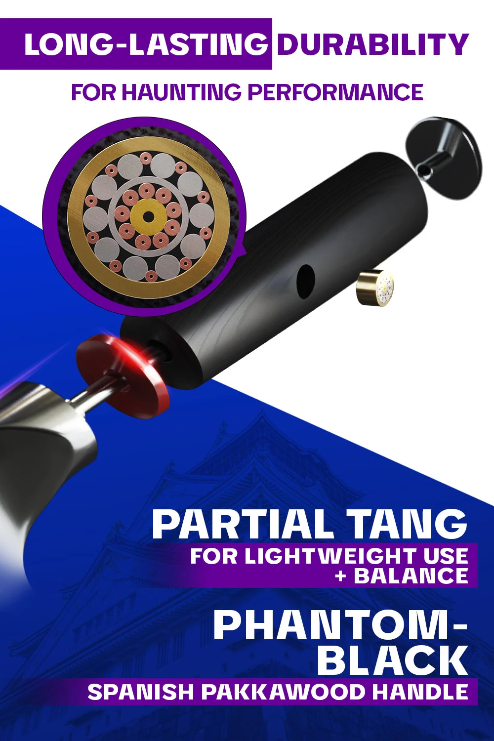 Cleaver 9" | The Banshee | Phantom Series | Dalstrong © 6 Cleaver 9" | The Banshee | Phantom Series | Dalstrong © - Image 4