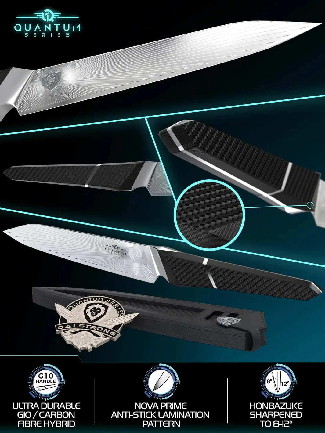 Utility Knife 6" | Quantum 1 Series | Dalstrong © 5 Utility Knife 6" | Quantum 1 Series | Dalstrong © - Image 3