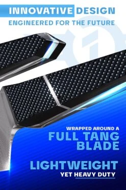 Chef & Cleaver Hybrid Knife 8" | Crixus | Quantum 1 Series | Dalstrong © -Dalstrong Q1S Crixus Knife 8in Editable 4