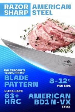 Boning Knife 6" | Quantum 1 Series | Dalstrong © 15 Boning Knife 6" | Quantum 1 Series | Dalstrong © -Dalstrong Q1S curved boning 6.5in listing 2 1