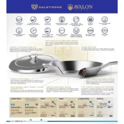 12" Skillet Frying Pan | Hammered Finish Silver | Avalon Series | Dalstrong © -Dalstrong Skillet Guide 1080x 985c8ab0 6aa0 4f9b af34 424d9853bf5d