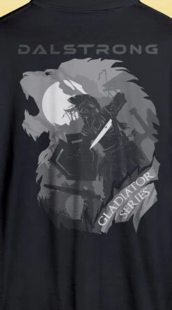 Fight For Glory Tee 18 Fight For Glory Tee -Dalstrong black t shirt back design 1 detail enlarged