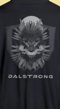 Armed To The Teeth Tee -Dalstrong black t shirt back design 3 detail enlarged c3b61444 0f2c 45ac aa74 d6346dabdf5d