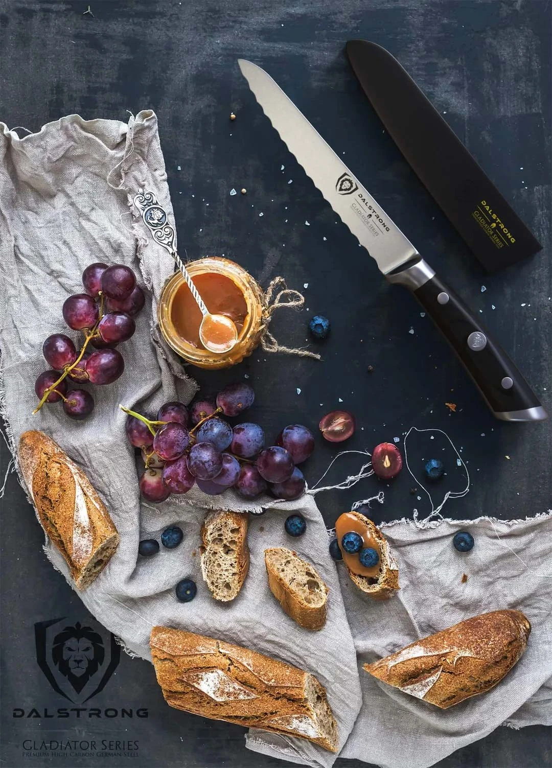 Serrated Utility Knife 5.5" | Gladiator Series | NSF Certified | Dalstrong © 12 Serrated Utility Knife 5.5" | Gladiator Series | NSF Certified | Dalstrong © - Image 10