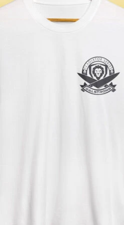 Beast Mode On Tee 14 Beast Mode On Tee -Dalstrong white t shirt front detail enlarged 35cf5548 75ad 4d99 8939 7a65add99d95